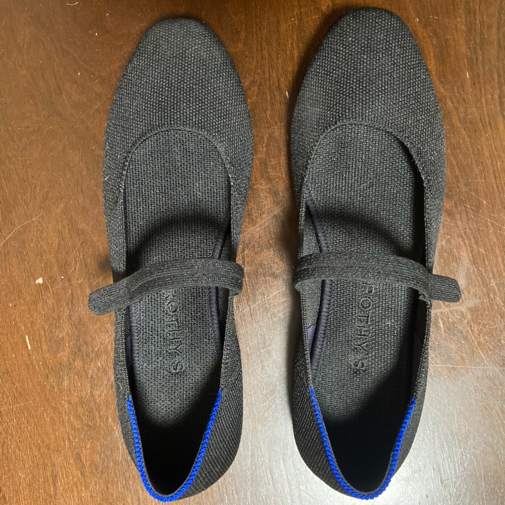 Rothy’s The Max Square Mary Jane in Black (size 8)